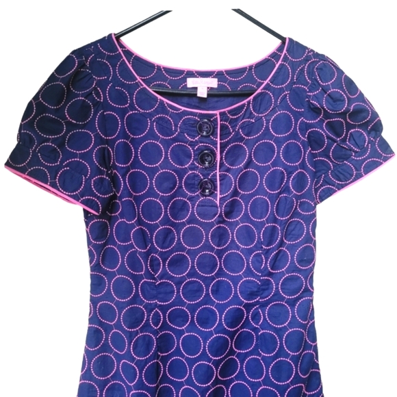 Lilly Pulitzer Embroidered Circle Ombre Fringe Dress Size 6 - Picture 3 of 16